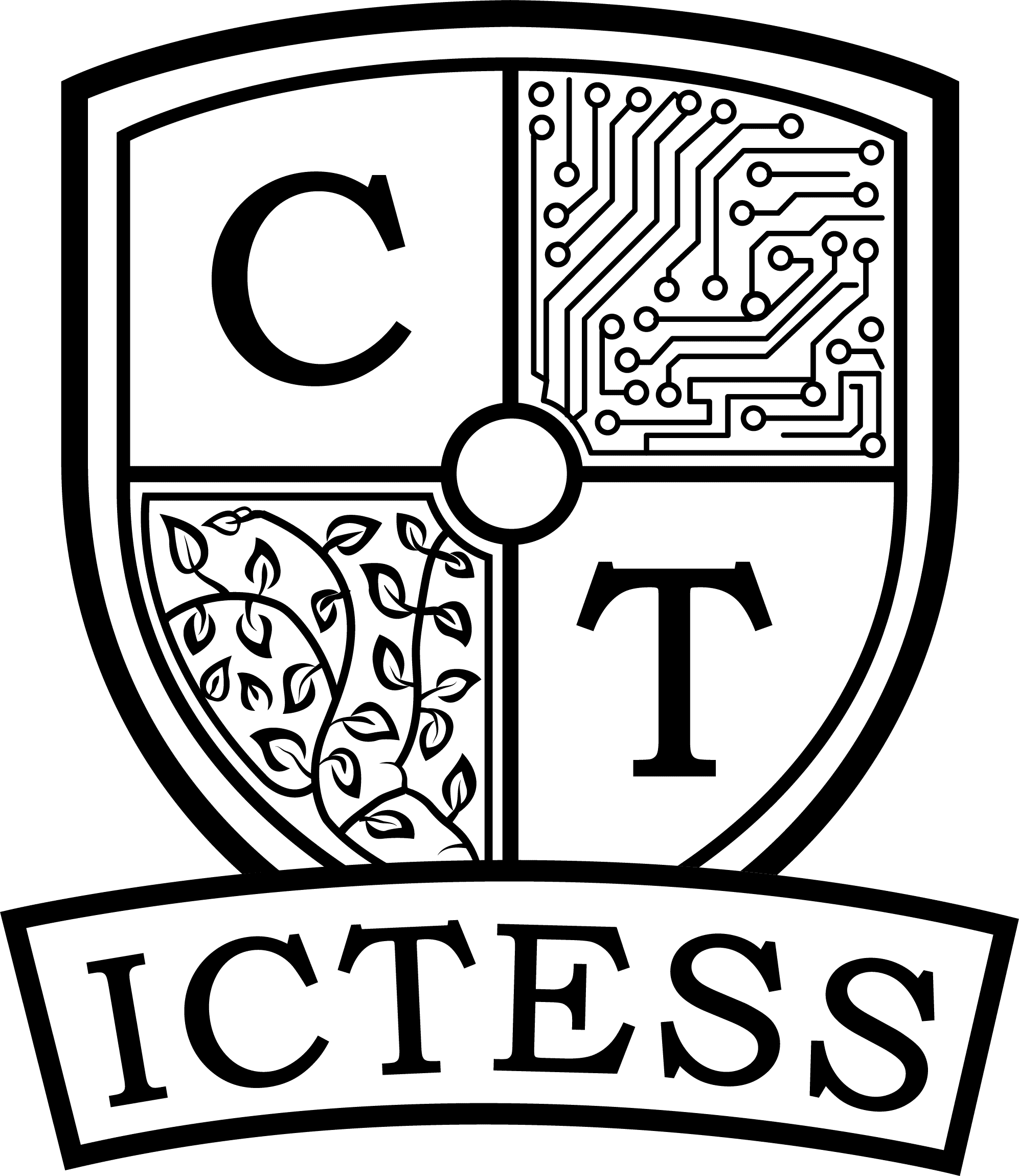 Logotipo ICTESS Negro